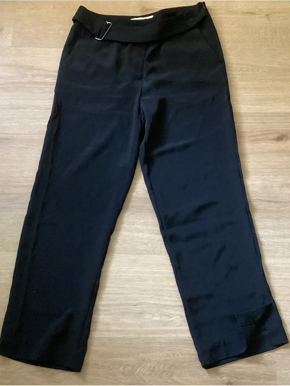 ICICLE Black Mulberry Silk Pants (91.7% Silk) Size 6 Fits S